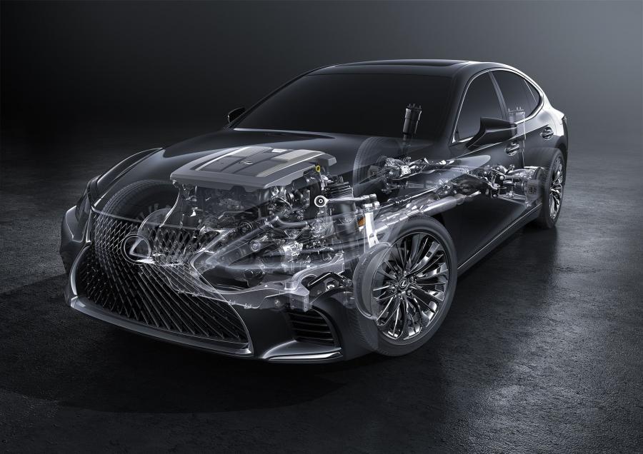 Схема Lexus LS500 2017 года  (NA) (фото 50 из 67)